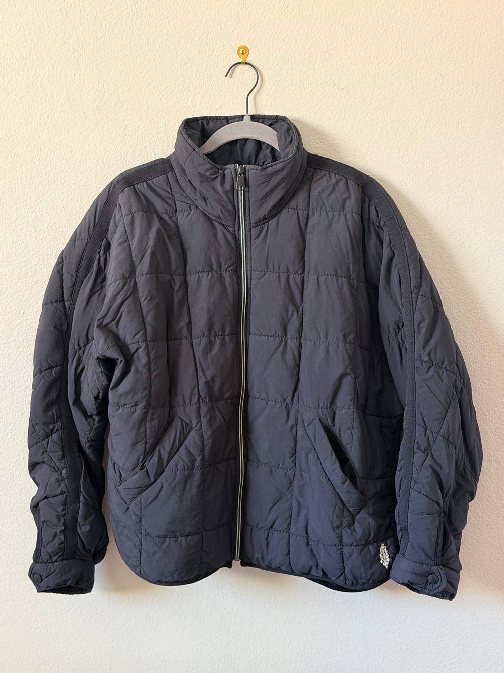 FP Movement Pippa Packable Puffer Jacket - Black, size M